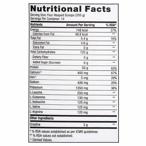 Gnc Amp Mass Xxx Chocolate 3kg Nutra Holics